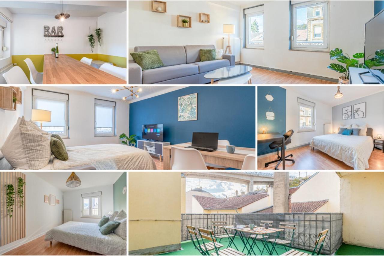 1 & 4 Appts - 1 A 4 Lits - 1 A 7 Pers - Max 25 Pers - 1 Immeuble - Confort, Flexibilite ------ - 1 & 4 Apts - 1 To 4 Beds - 1 To 7 Guests - Up To 25 - Same Building -- Cattenom *